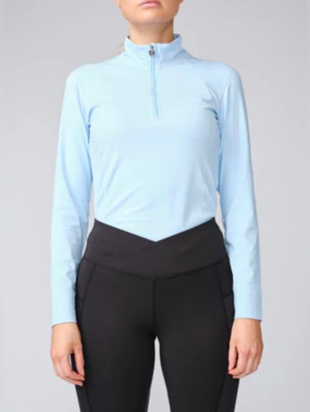PS of Sweden Wivianne Long Sleeve Base Layer Size XL English Equestrian 1/4 Zip